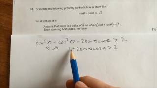 C4 2014 Q10 Proof by contradiction
