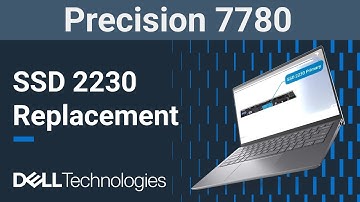 Dell Precision 7780 | How to replace the primary 2230 solid state drive (SSD)