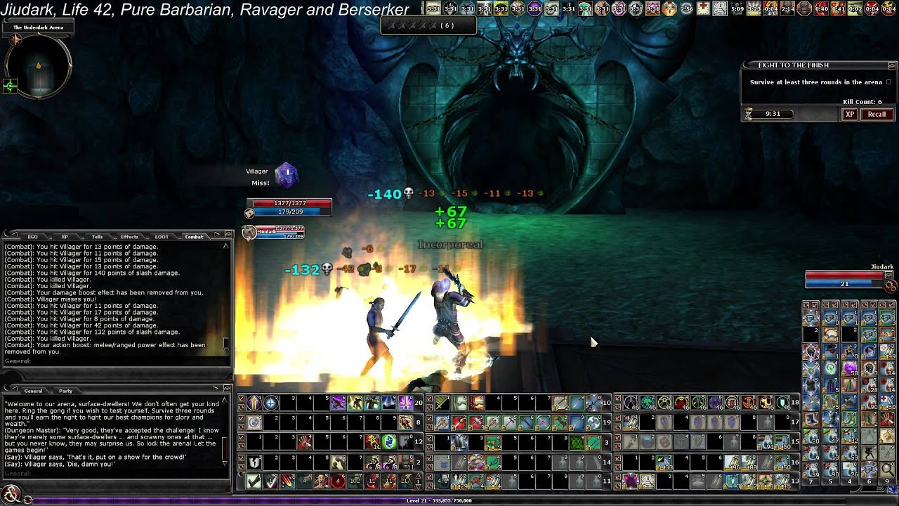 DDO Barbarian brief heal amp demo YouTube