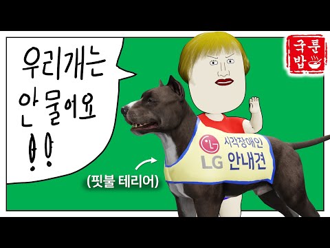 우리 개🐶는 안물어요 | 국밥툰🥄