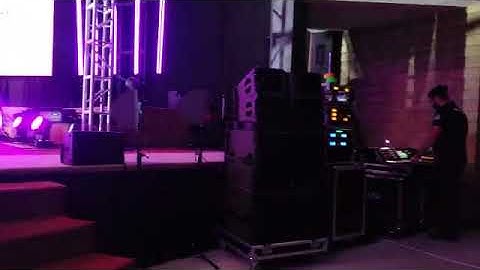 Sanway Audio Kara SB18 played well for 2000 people event