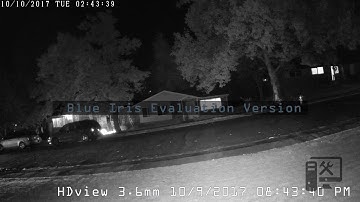 HDview 3.6mm - 4MP IP Camera Nighttime sample