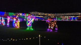 Parkview field spectacular Christmas light show ✨️ 1 Million Lights!!!!!