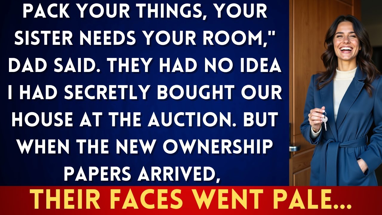 Мои родители отдали мою комнату моей сестре. Они понятия не имели, что дом принадлежит мне...