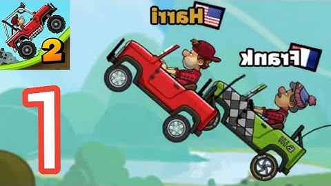 Hill Climb 2 - Gameplay Walkthrough Part 1 - Jeep (iOS,Android,Windows)