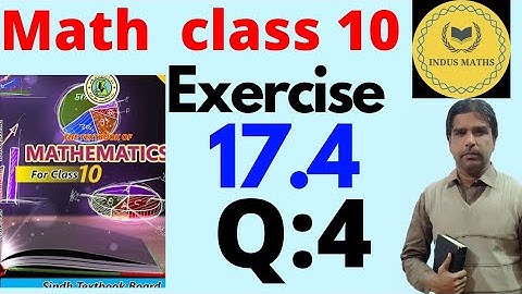Exercise 17.4 Question 4 Complete | What is Venn Diagram | Math class 10 chapter 17/sindh board.