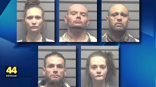 Five arrested in  Madisonville after meth and syringes found in home with 1-year-old, police say