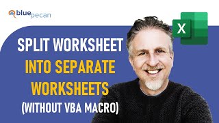 split excel worksheet into separate worksheets based on column value without vba macro