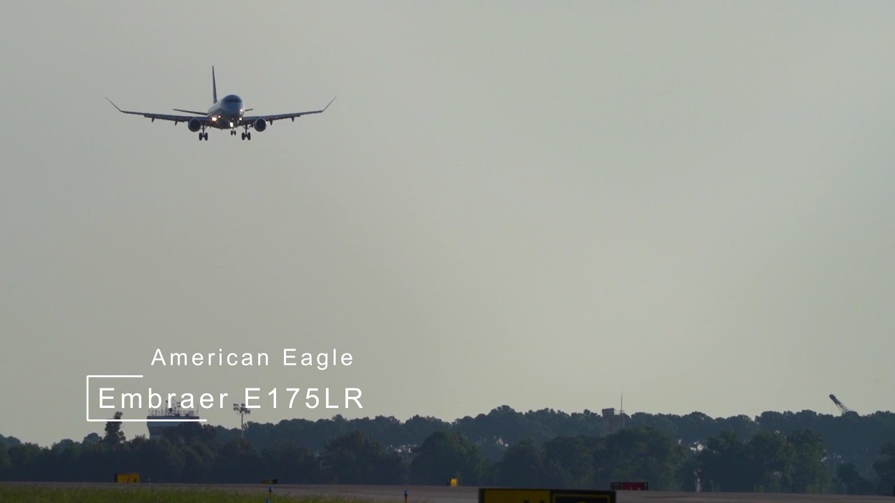 American Eagle - Embraer E175LR on Final, Runway 23, Norfolk ...