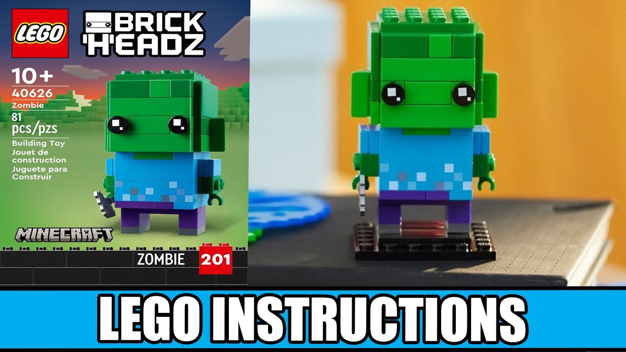 BrickHeadz | Zombie LEGO instructions