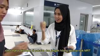 ジャカルタ地下鉄試運転 | Menjajal Kereta MRT Jakarta Pada Masa Uji Coba
