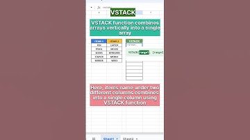 Vstack vs Hstack✅🚀👌 @excel_tips_zero_to_hero #excel #exceltips #exceltrick #msexcel #vstack #hstack