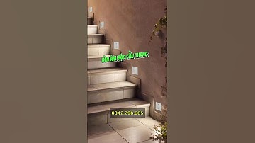 Đèn âm bậc cầu thang cảm biến hiện dại & sang trọng