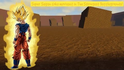 SSJ Goku moveset with skill builder in TSB!