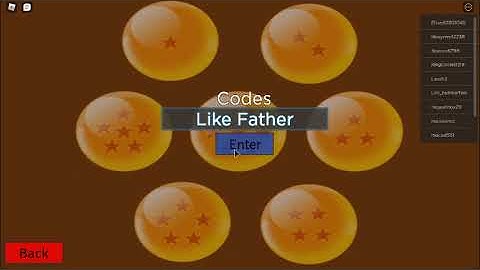 Dragon Ball Ultimate Power Codes Roblox