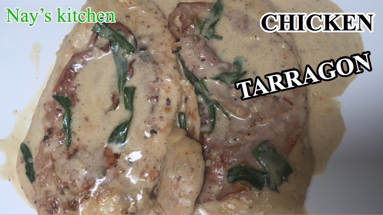 CHICKEN TARRAGON WITH HAM IN A CREAM SAUCE EP.133/ ทาร์รากอนไก่ในซอสครีม อาหารสไตล์อิตาเลียน