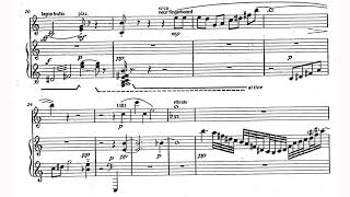 John Cage - Nocturne for Violin and Piano (1947) [Score-Video]