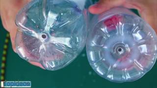 Como fazer Mini Bomba de Ar com garrafas plaÌsticas