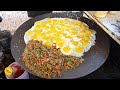51 Eggs Biggest Cola Tawa Pulao Rs. 30/- Only😱 l ऐसा पुलाव अपने कहीं नहीं देखा होगा😳 l Vadodara Food