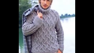 Мужской Джемпер-Свитер Спицами - 2019 / Men's Cardigan Sweater-spokes /Pullover-Speichen Мужской Джемпер-Свитер Спицами - 2019 / Men's Cardigan Sweater-spokes /Pullover-Speichen