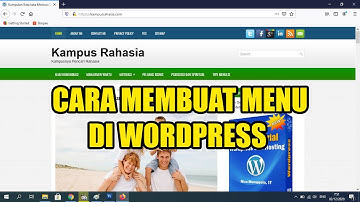 Cara Membuat Menu pada Wordpress dan Menambah Pages #Part 6