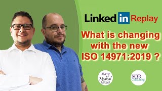 What are the changes to ISO 14971 2019? (REPLAY) #medicaldevice