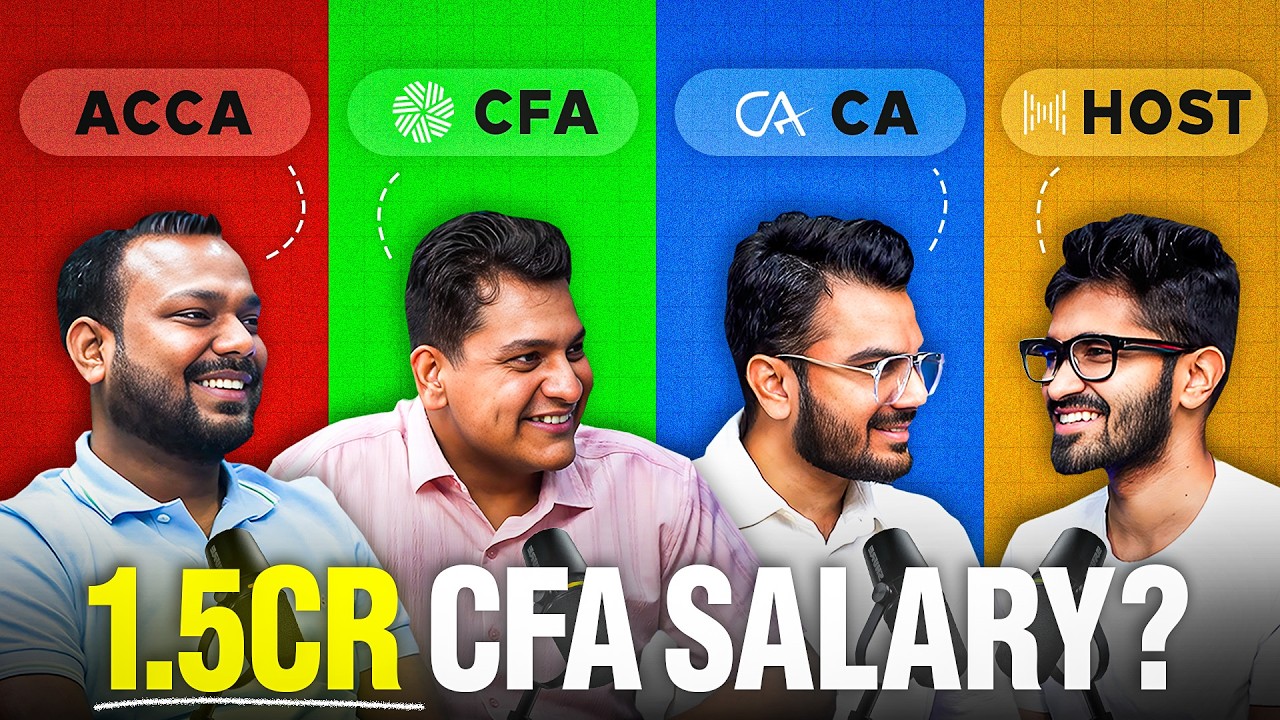 CA vs CFA vs ACCA: The SHOCKING Truth Nobody Tells You | Kushal Lodha #230