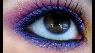 PINK PURPLE EYE MAKEUP FOR NEW YEARS EVE DRAMATIC INDIAN MAKEUP