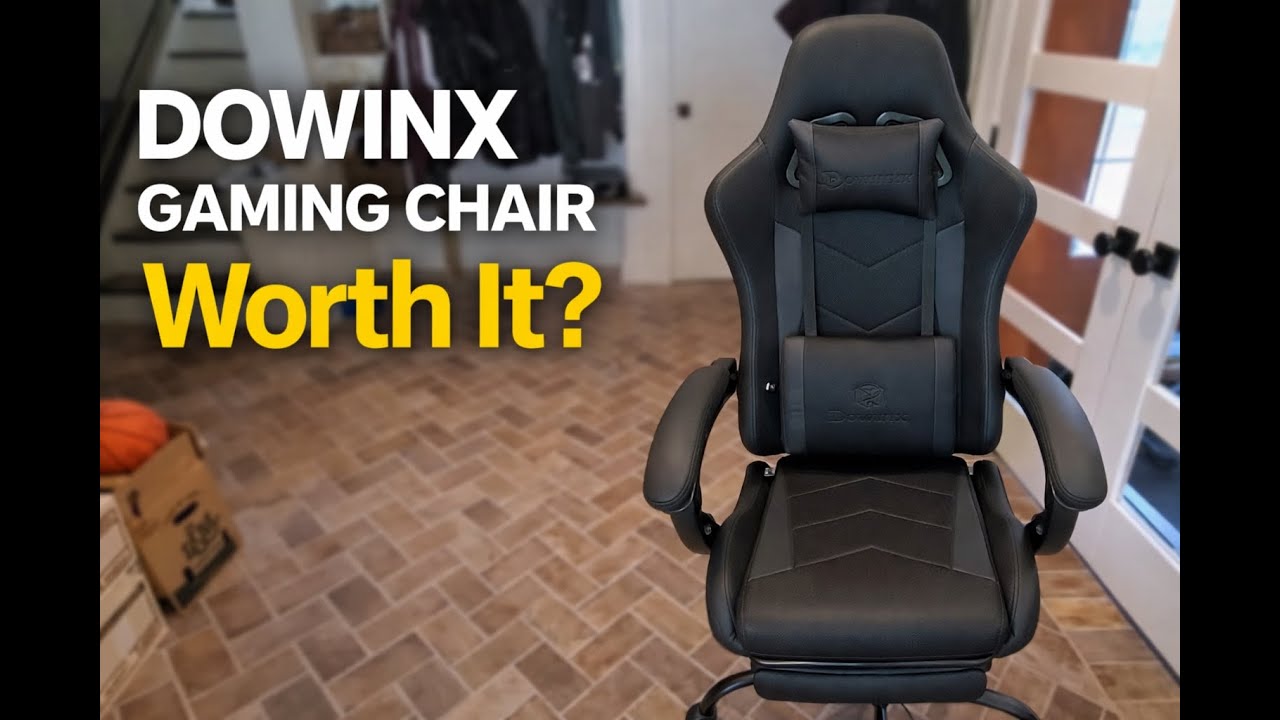Can this gaming chair really stay comfy for hours? Dowinx ergonomic seat with footrest