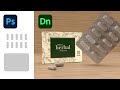 Create 3D Blister Pack Object (.OBJ) in Photoshop for Adobe Dimension | Product Mock-up