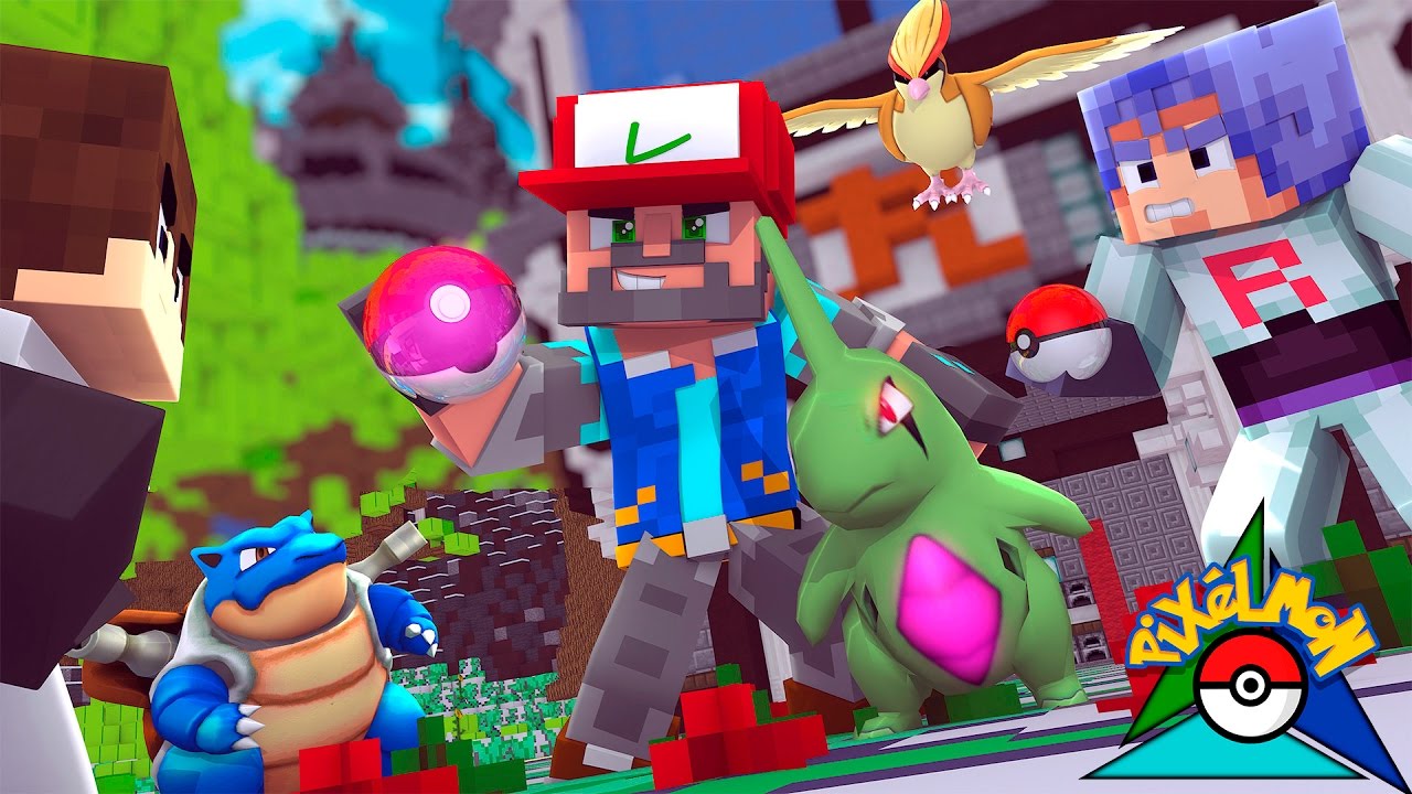 LARVITAR + TAKING ON TEAM ROCKET!!!! [#6] | Minecraft: Pokémon Trinity ...