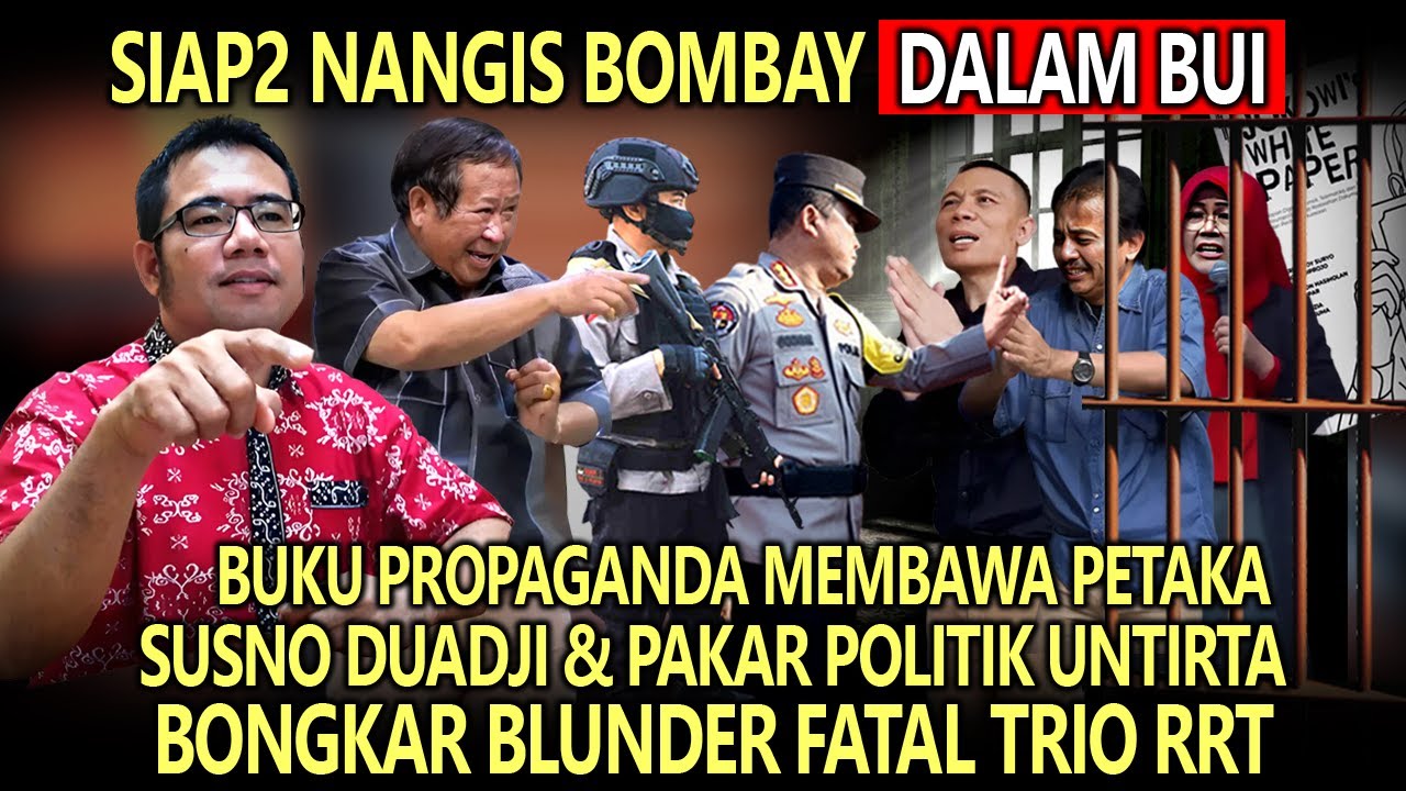 Trio Rrt SIAP2 NANGIS DI BUI ️SUSNO DUADJI & PAKAR POLITIK UNTIRTA BONGKAR ...