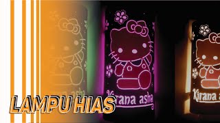 Lampu tidur karakter Hello Kitty