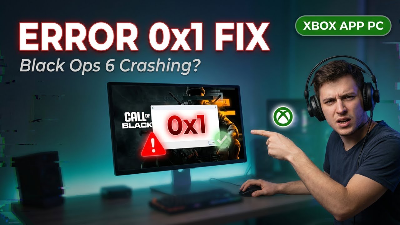 Fix Error 0x1 Crash in Call of Duty Black Ops 6 on Xbox App (Step-by-Step Guide)