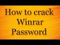 Hack WinRar Password Easily