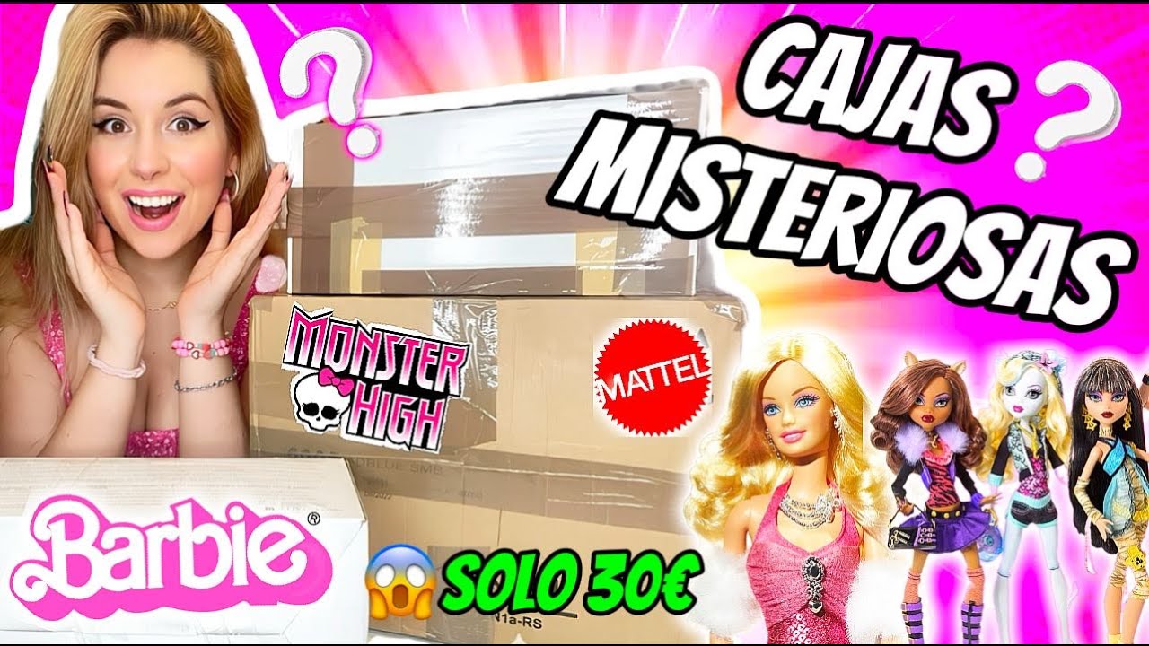 COMPRE CAJAS de BARBIES y MONSTER HIGH por SOLO 30€ 📦❓ *no creerás lo que salió de dentro*