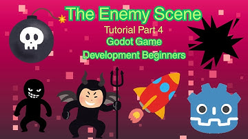 Making Enemy Scene and Main Scene Godot Game Development Tutorial For Beginners Part 4