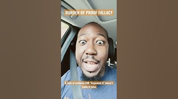 BURDEN OF PROOF FALLACY // 15 Common Fallacies // CHRISTIAN APOLOGETICS for BEGINNERS