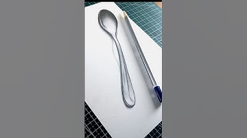 How to make Spoon 😱😱|| #art #drawing # artist #creative #shorts #youtubeshortsyoutube
