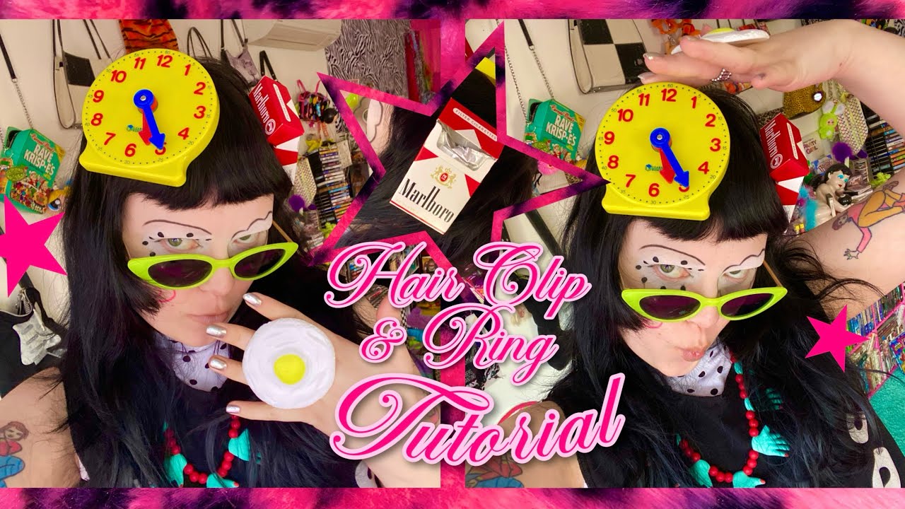 DIY Hair Clip & Ring Making Tutorial!! 🩷 + life updates & thrift haul!! 💋🦋
