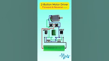 BC547 Motor Control 🔄 Forward & Reverse #Shorts #bc547 #motor #driver #electronicsprojects #motor