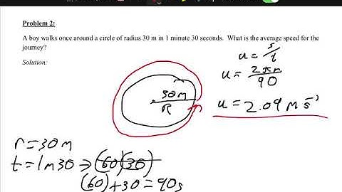 Topic 5: Speed, displacement and velocity