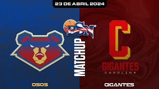 Osos de Manatí vs. Gigantes de Carolina - BSN2024