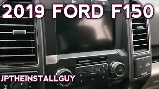 2019 Ford f150 radio removal