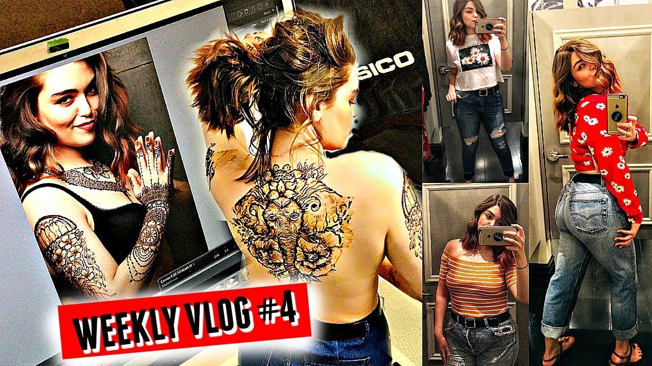 My First Modeling Shoot & Dressing Room Try On | VLOG #4