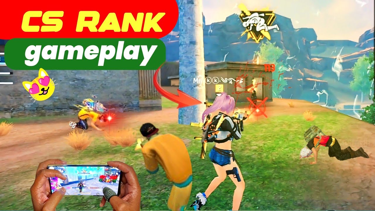 ff cs rank best gameplay 👽 || garena free fire 🔥 KK JEBA GAMING - YouTube