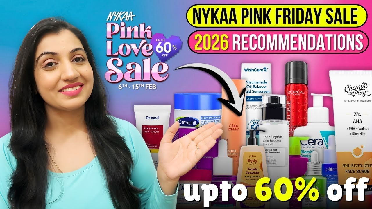 Nykaa Pink Love Sale 2026|| Best Skincare, Haircare & Bodycare Deals|| AFFORDABLE RECOMMENDATIONS