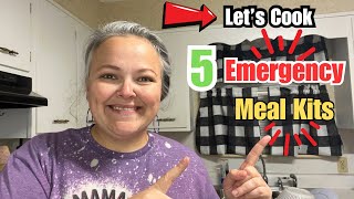 5 Emergency Meal Kits For Your Food Storage || How To Cook Your Meal Kits