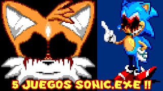 5 JUEGOS SONIC.EXE (Y UNO DE MARIO.EXE) - Pepe el Mago Juega