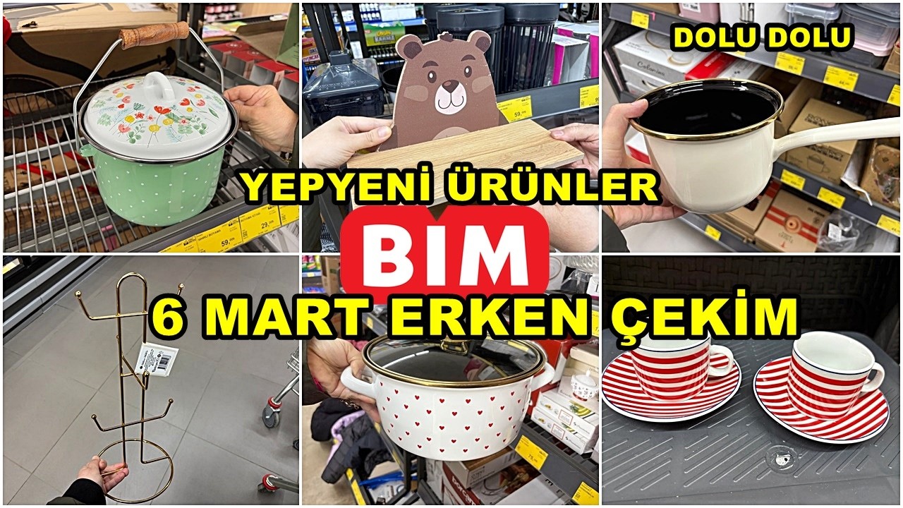 BİME GELDİ HEMEN ALDIK💃BİM 6 MART 2026 CUMA💃/GERÇEK İLK VE TEK ERKEN ÇEKİM❗️/YEPYENİ ÜRÜNLER/